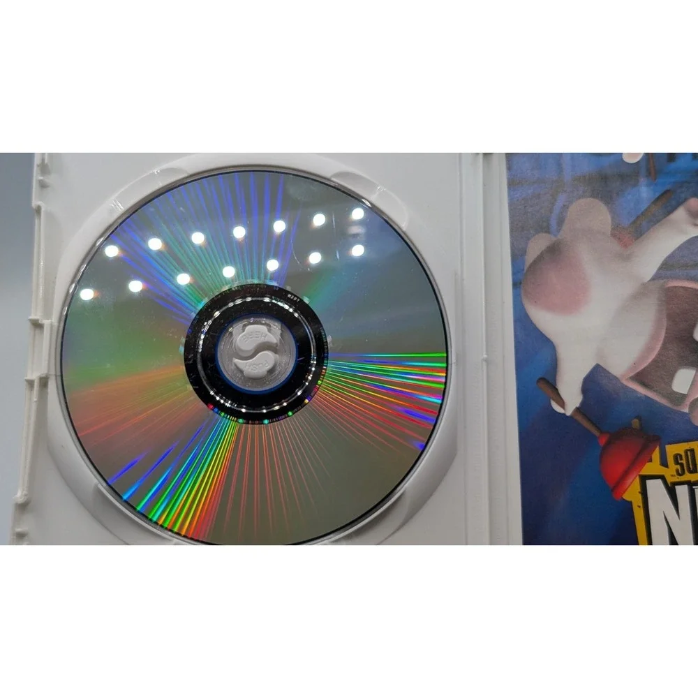 Rayman Raving Rabbids (Nintendo Wii, 2006) With Manual